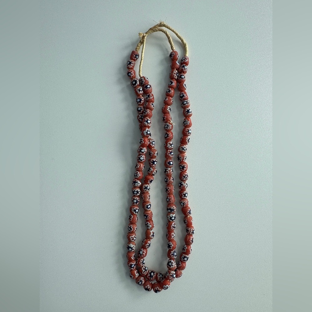 Glass Bead Necklaces.